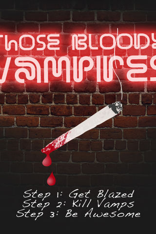 Those Bloody Vampires Poster