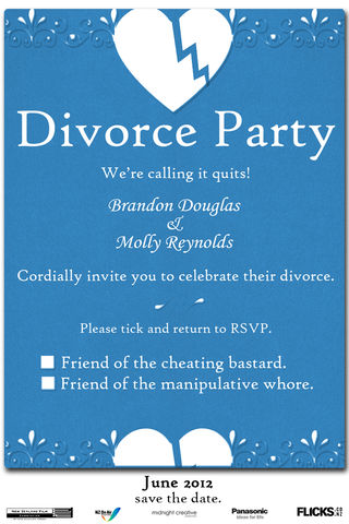 Divorce Party Poster