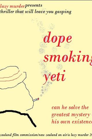Dope Smoking Yeti Poster