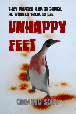 Unhappy Feet Poster